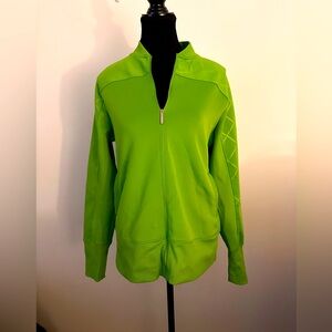 Nike golf green dri fit zip up jacket Sz Large